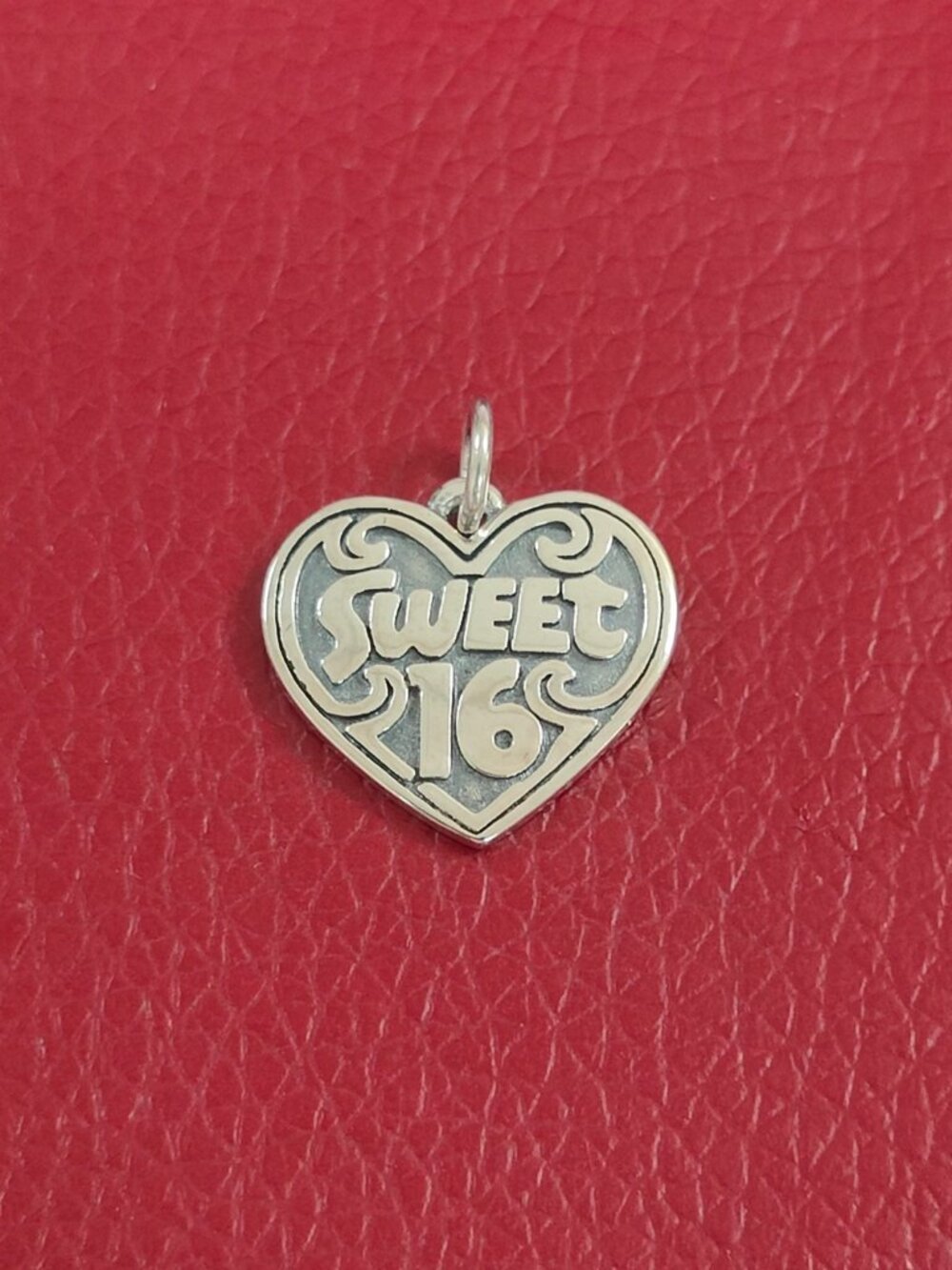 James Avery Sterling Silver "Sweet 16" Charm with box